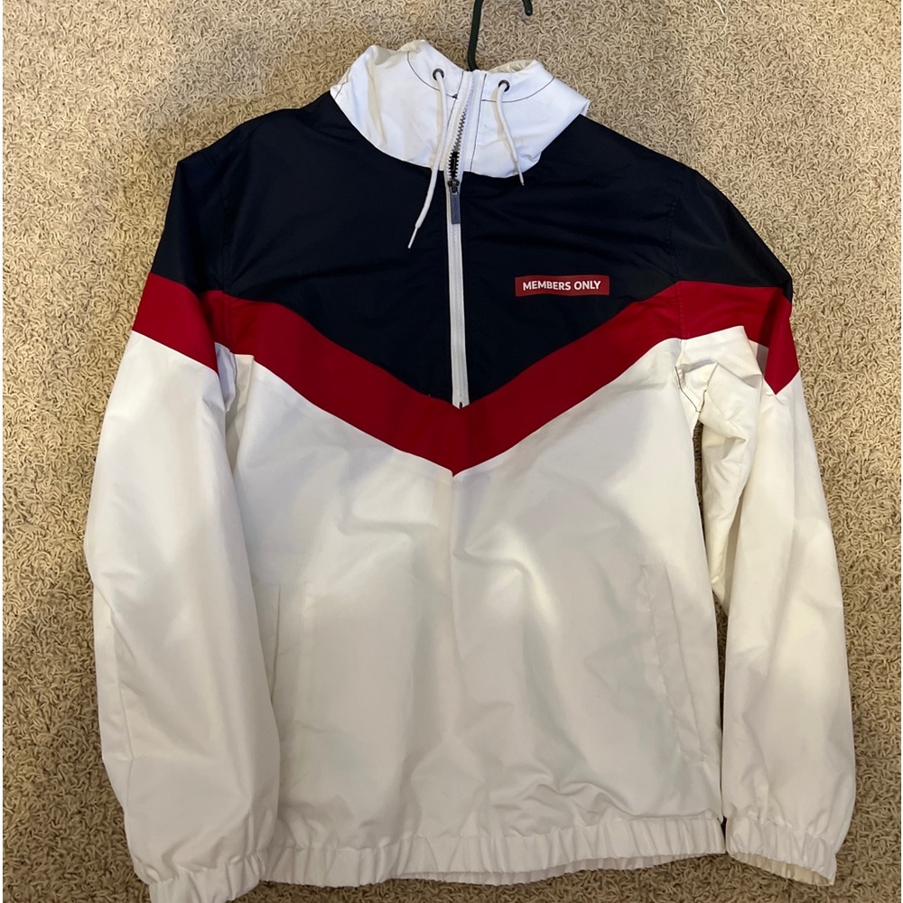 Members Only Windbreaker Size M